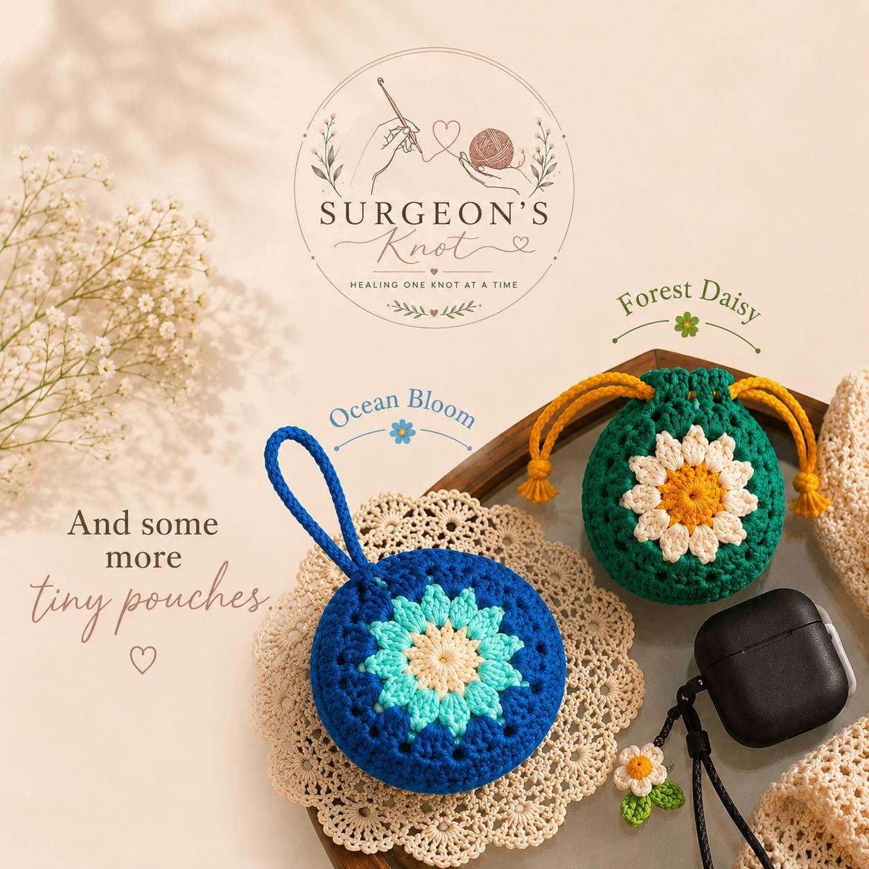 Ocean Bloom Pouch