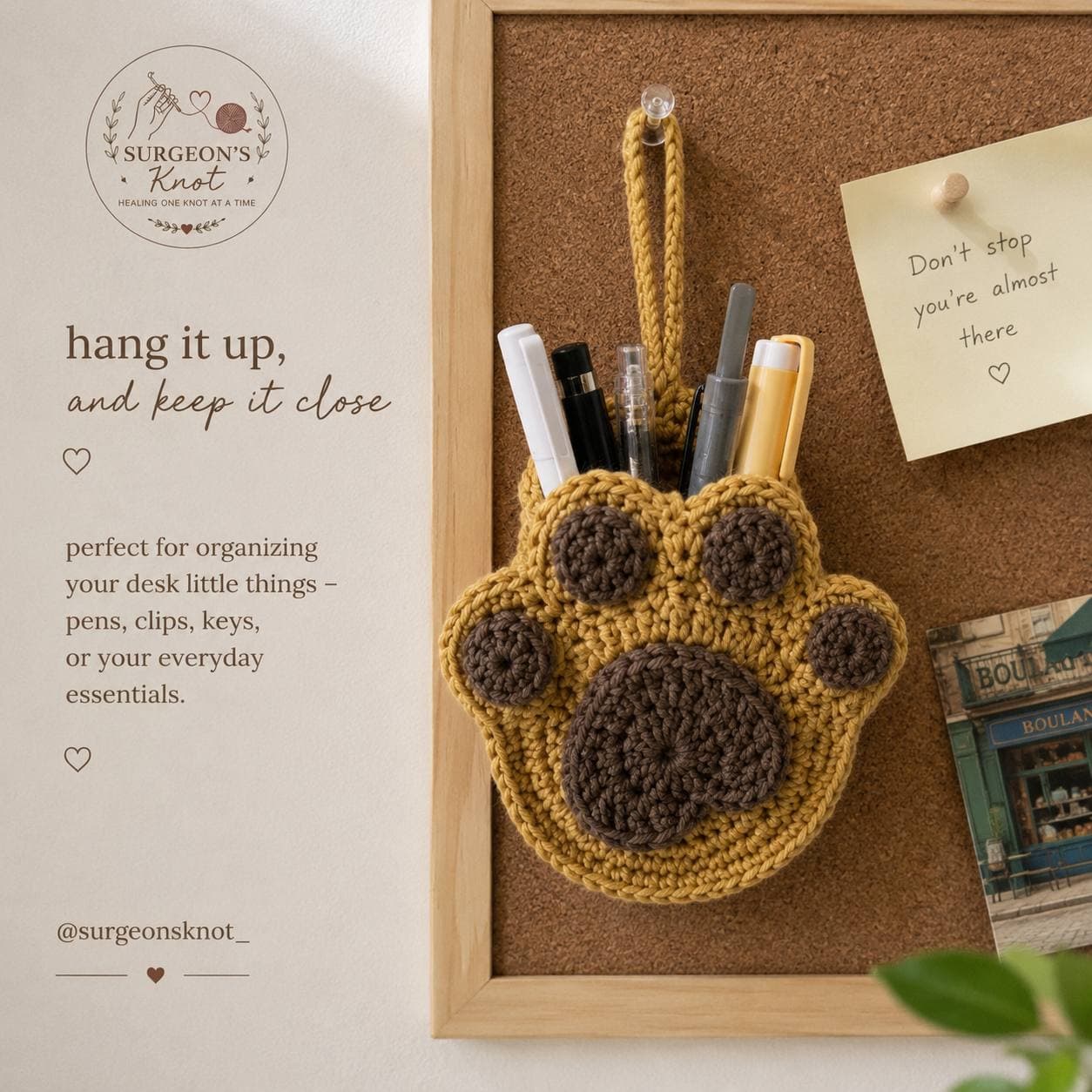 Paw Pouch / Desk Organiser